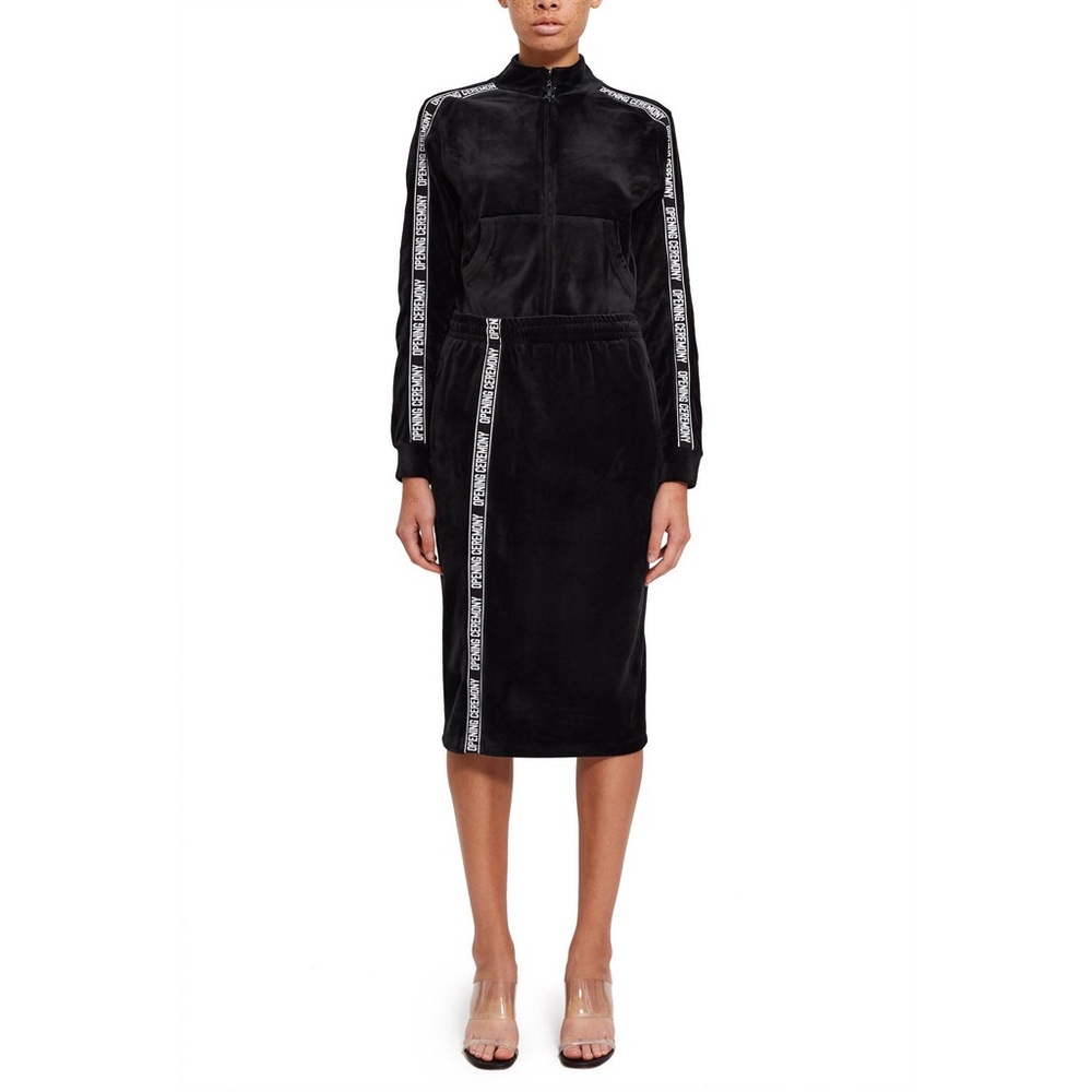 NWT Opening Ceremony Velour Midi Skirt